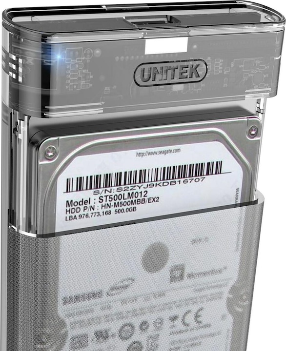 Productafbeelding Unitek BEHUIZING USB 3.1 Harde Schijf / SSD SATA 6G UASP S1103A (2.5")