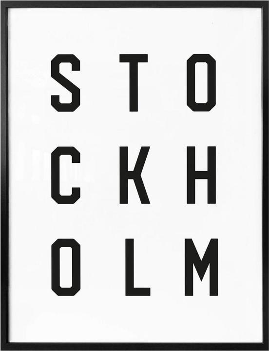Image du produit Trenddeko Typographie Stockholm (24 x 30 cm)