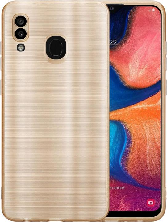 Actual product image Cadorabo Case for Samsung Galaxy A20 / A30 / M10s in TPU Brushed Camera Protector LM160 Style (Samsung Galaxy A20, Samsung Galaxy M10s, TCL A30)