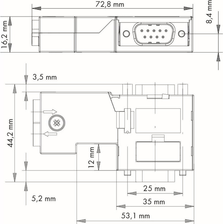 Immagine prodotto Wago Connettore bus di campo PROFIBUS D-Sub