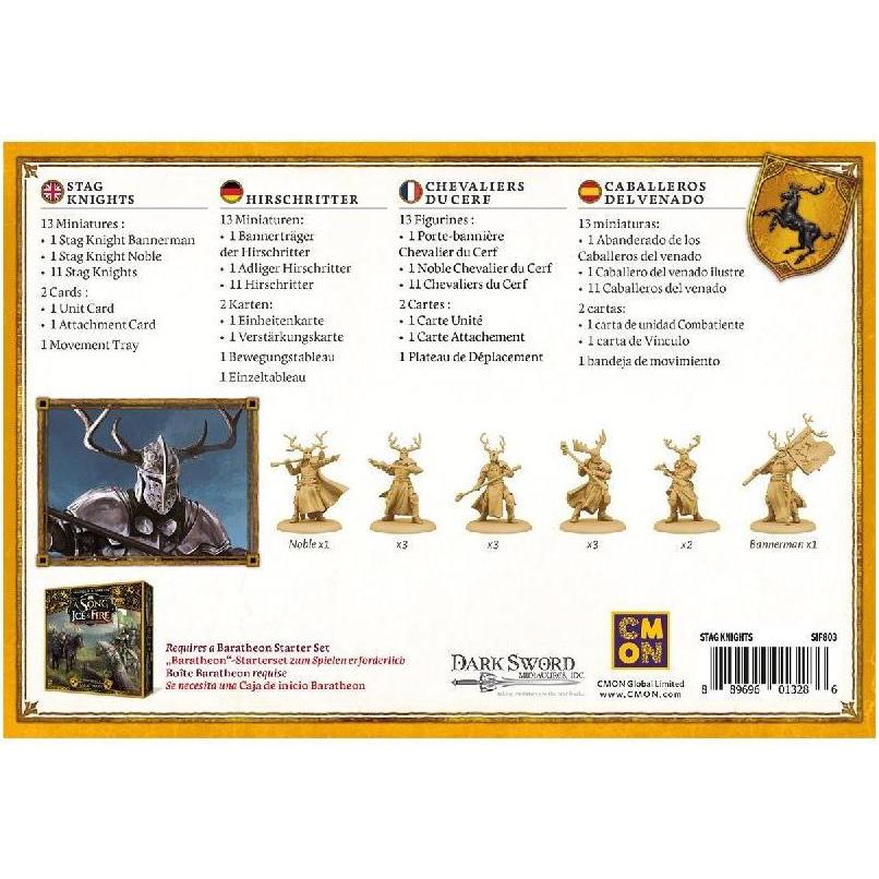 Thumbnail - Cmon CMND0143 - Stag Knights - A Song of Ice & Fire, ab 14 Jahren (Erweiterung) (Englisch)