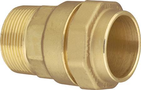 Produktbild Aalberts RAUFOSS WATER & GAS ISOFLO overgangs nippel 50-1 1/4"