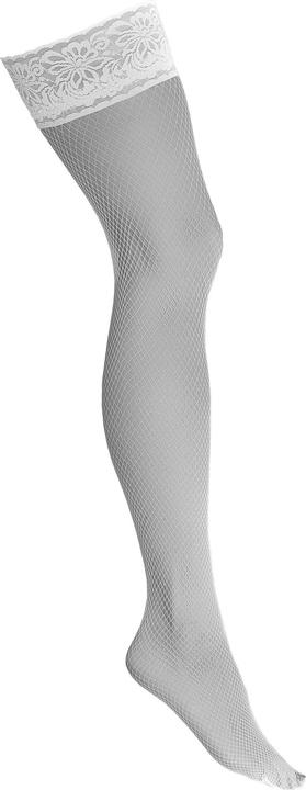 Produktbild Kotek KO H019 fishnet hold ups white S/M (S, M)