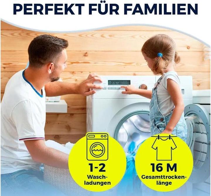 Produktbild Easymaxx Wäschespinne Platzwunder Offen (16 m)