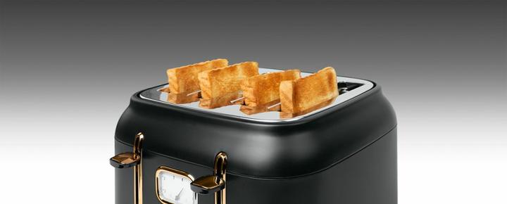Immagine prodotto Muse MS131 BC Tostapane in acciaio inox nero