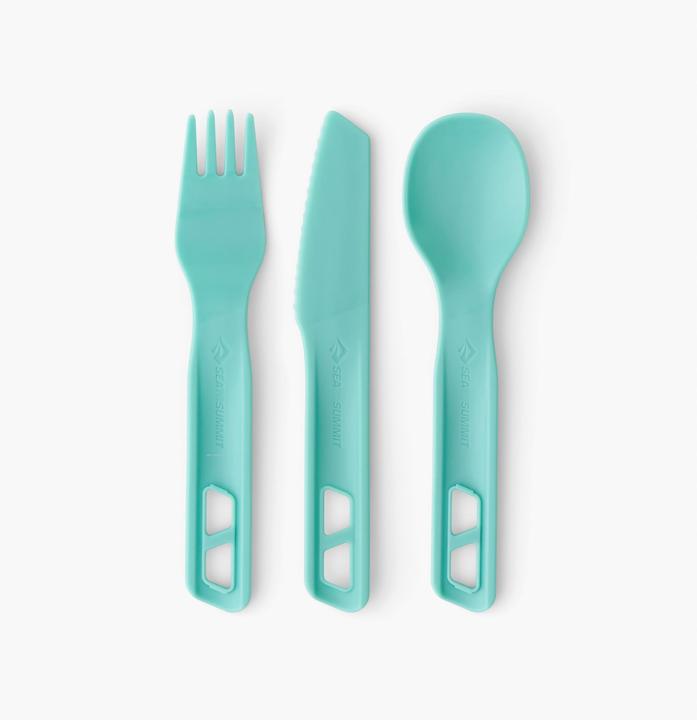 Actual product image Sea To Summit Passage Cutlery Set - (3 Piece) - Blue