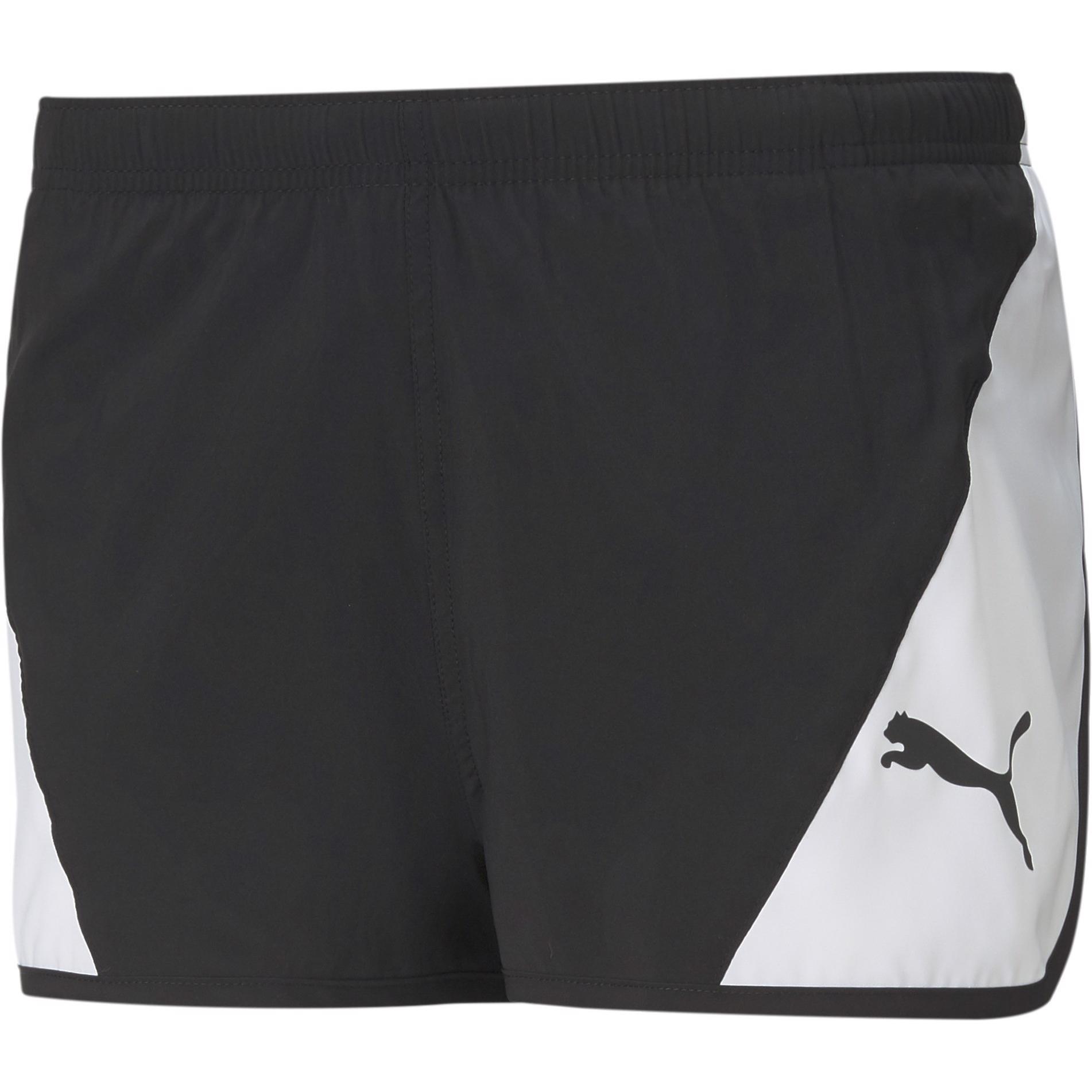 Puma, Damen, Sporthose, Cross the Line Split Short W-520351 (XL), Schwarz, XL