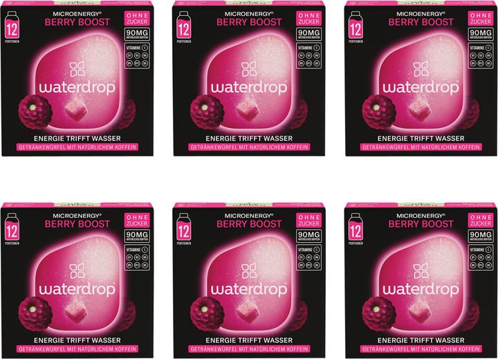 Waterdrop Microenergy Berry Boost (6x12 Pack) (Mora, 12x)