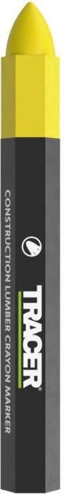 Tracer ACM3 Construction Chalk Markers Gelb - 12 Stück (Yellow, 12 x)