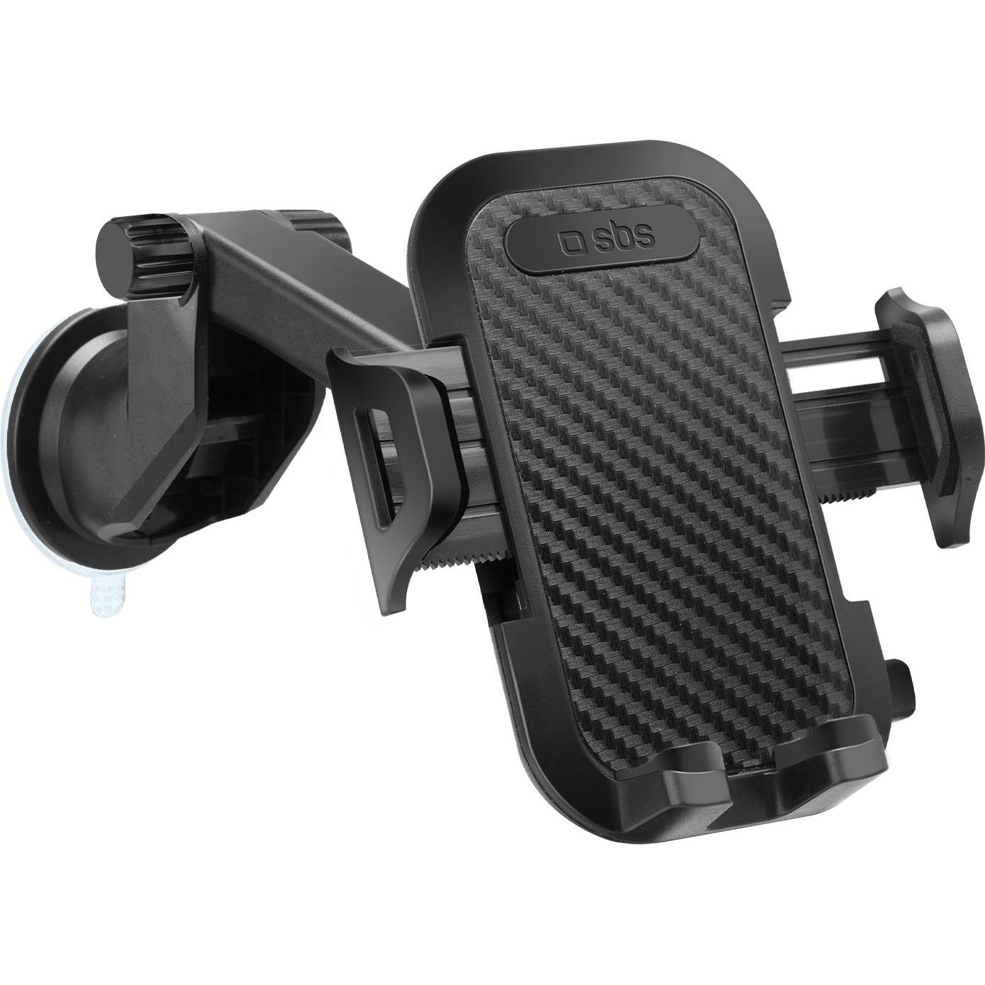 SBS TEHWSUPWIND Halterung Passive Halterung Handy/Smartphone Schwarz, Smartphone Halterung, Schwarz