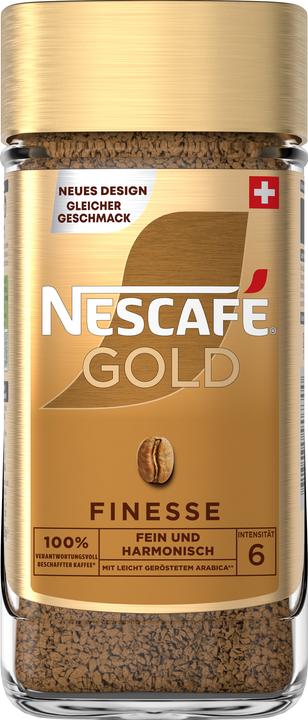 Actual product image Nescafé Gold Finesse soluble coffee jar (200 g)