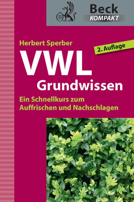 Produktbild VWL Grundwissen (Deutsch, Herbert, Sperber, 2012)