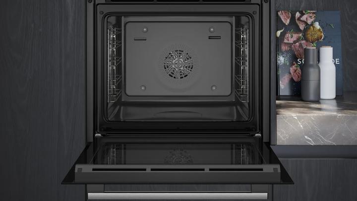 Actual product image Siemens iQ300, Built-in oven with steam support, 60 x 60 cm, stainless steel, HR532GBS3