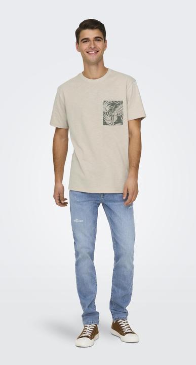 Actual product image Only & Sons ONSLOOM Niedrige Taille Slim Fit Jeans Slim Fit Jeans (W32/L34)