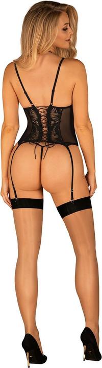 Image du produit Obsessive 2 pc Suspender-set Alessya - black (M, L)
