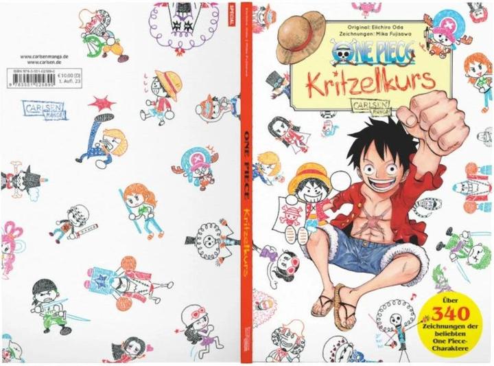 Produktbild One Piece Kritzelkurs (Deutsch, Mika Fujisawa, Eiichiro Oda, Antje Bockel, 2023)