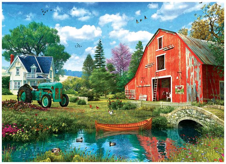 Actual product image Eurographics The red barn (1000 pieces)