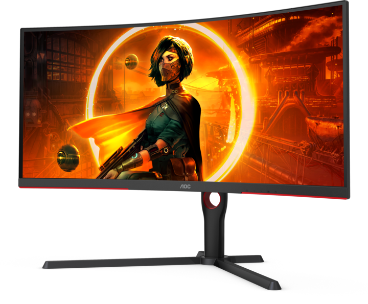 Produktbild AOC CU34G3S/BK (3440 x 1440 Pixel, 34")