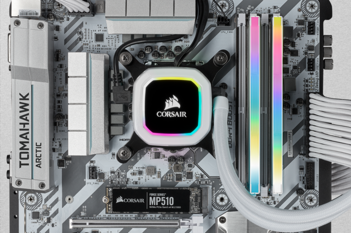 Actual product image Corsair Vengeance RGB PRO SL (4 x 16GB, 3200 MHz, DDR4-RAM, DIMM)