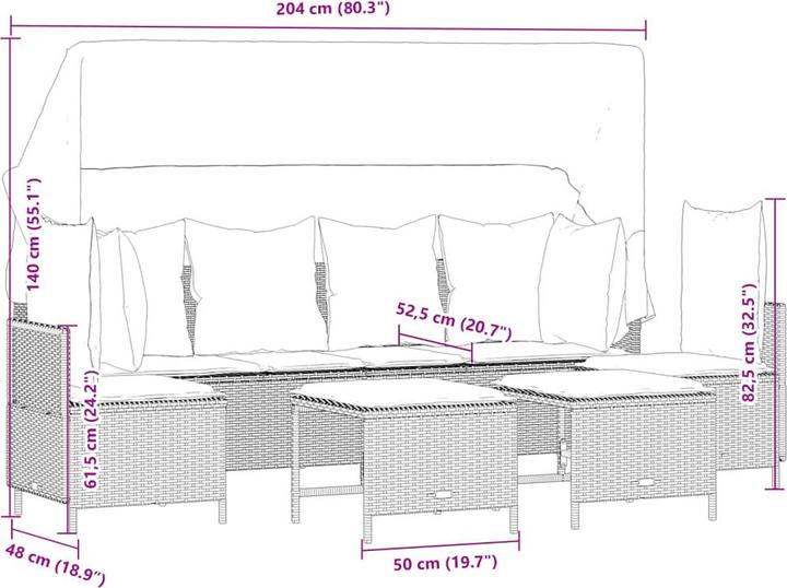 Produktbild vidaXL Daxton