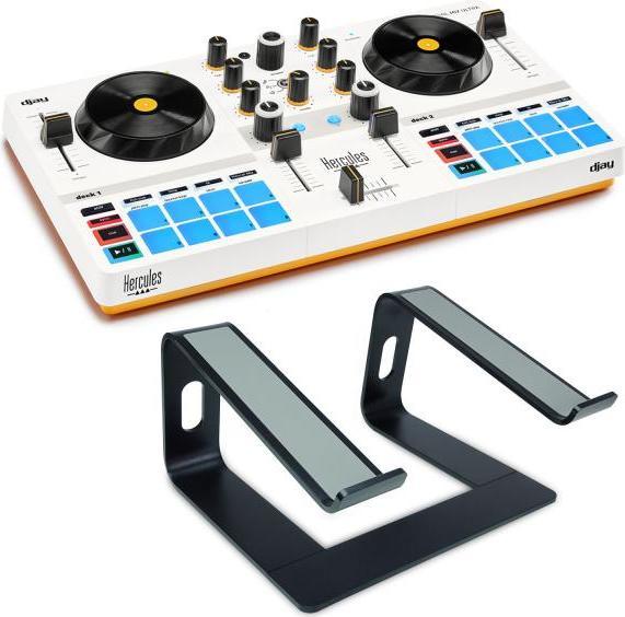 Produktbild Hercules DJControl Mix Ultra mobiler DJ-Controller mit Laptopständer