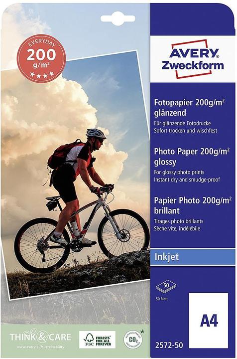 Actual product image Avery Superior Inkjet Photo Paper A4 Big Pack (200 g/m², A4)