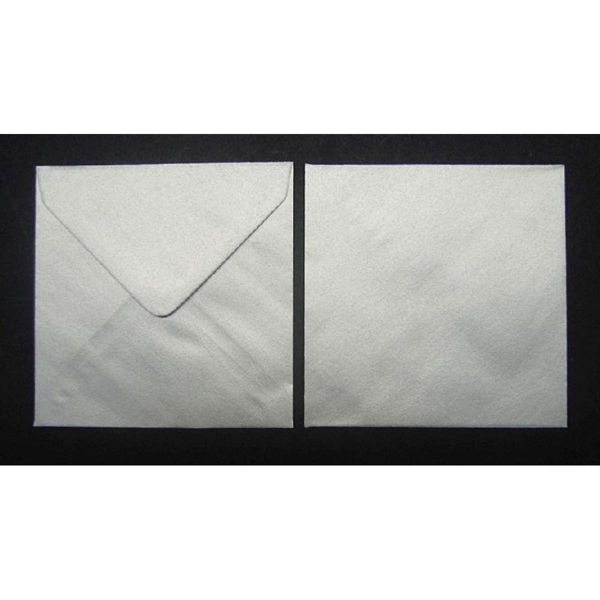 Thumbnail - Blanke, Briefumschlag, Briefumschläge 155x155mm 100g/qm gummiert VE=100 Stück silber (100 x)