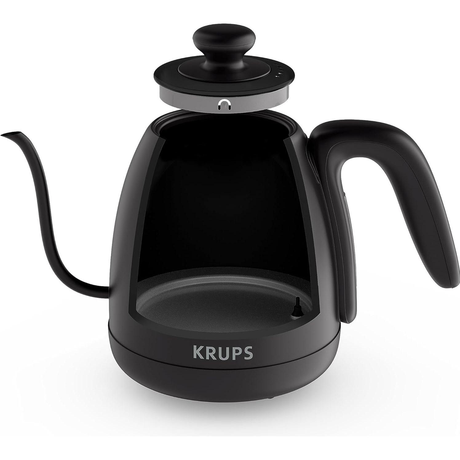 Tefal Krups Café Control BW9238, Bollitore, Nero