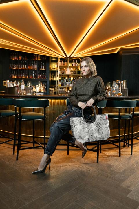 Produktbild reisenthel loopshopper L jacquard grey