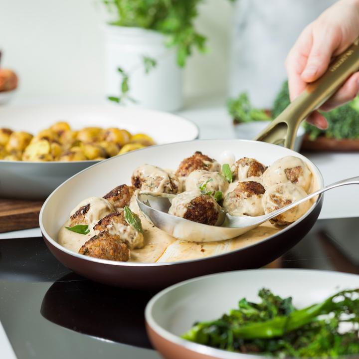 Actual product image Greenpan Shades 3-delige Pannenset met keramische antikleeflaag - TERRA 3-delig (CC009020001) (Aluminium)