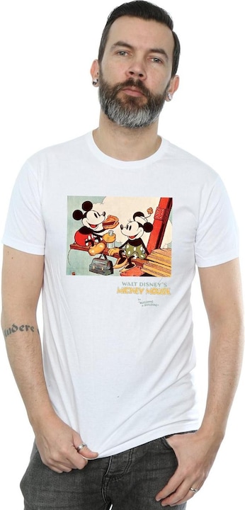 Immagine prodotto Disney Mickey Mouse Building A Building Maglietta Uomo (5XL)
