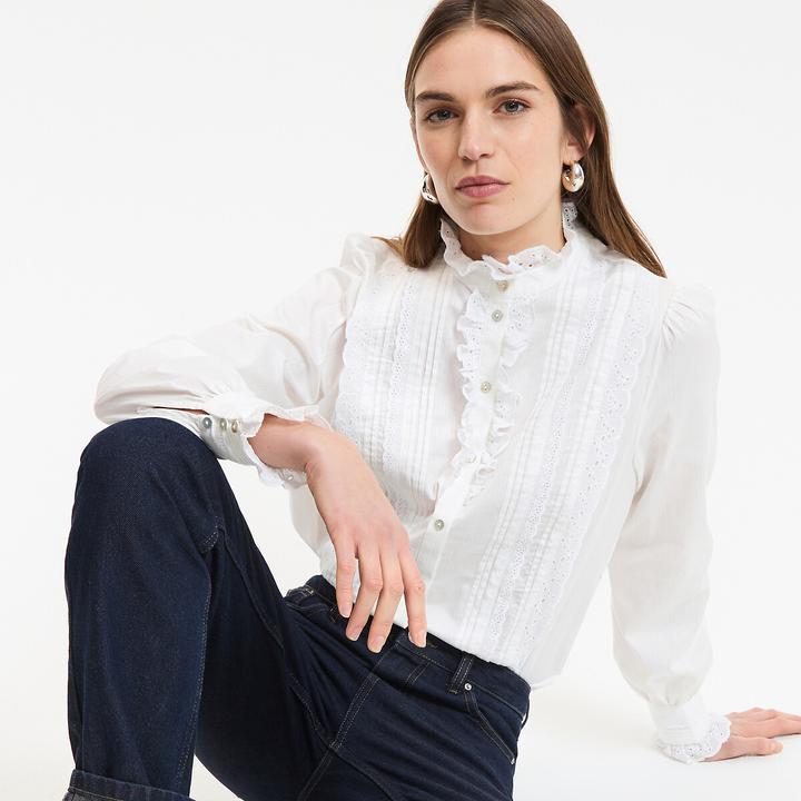 Actual product image La Redoute Collections Victorian Style Blouse Signature (34)