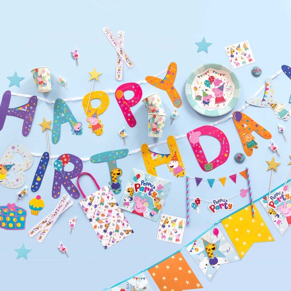 Actual product image Amscan Peppa Pig birthday tablecloth (1 x 18 x 30 cm)