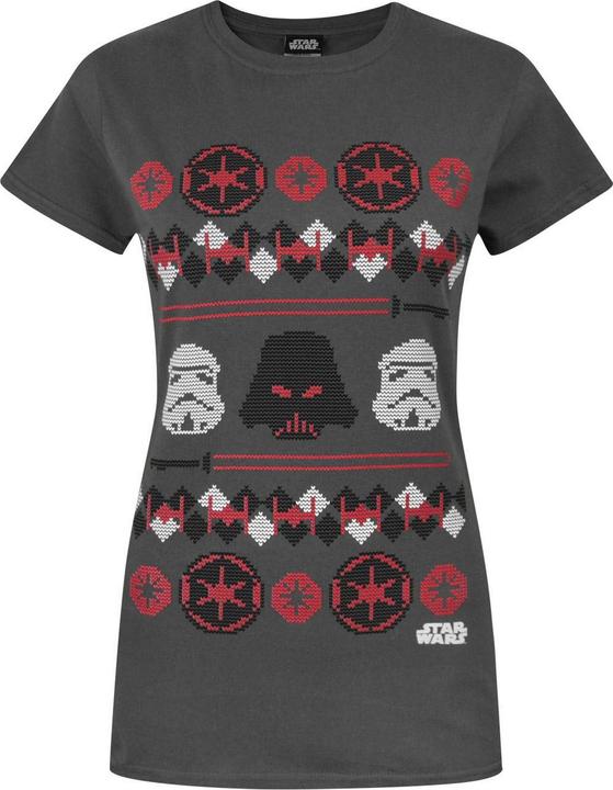 Produktbild Star Wars Darth Vader Fair Isle Weihnacht TShirt (XL)