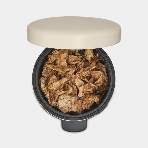 Image du produit Brabantia Poubelle à pédale NewIcon 12 l, Soft Beige (12 l)