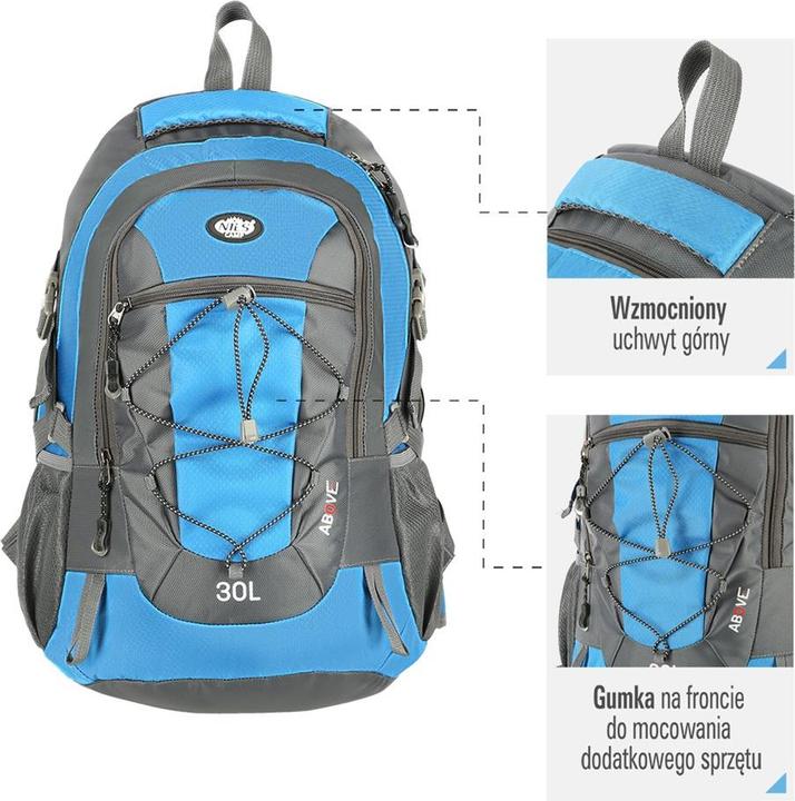 Actual product image Nils CAMP Top Backpack CBT7173 Blue (30 l)