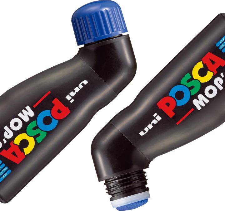 Productafbeelding Posca MOP'R knijpmarker PCM-22 8C - med 8 st. ass. farver (Veelkleurig, 19 mm, 8 x)