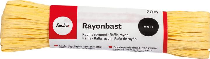 Rayher Rayonbast, matt, gelb, 20 m