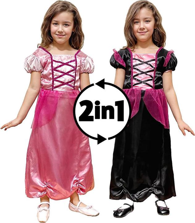 Produktbild Metamorph 2in1 Prinzessinkostüm & Hexenkostüm für Kinder (116, 122, 128)