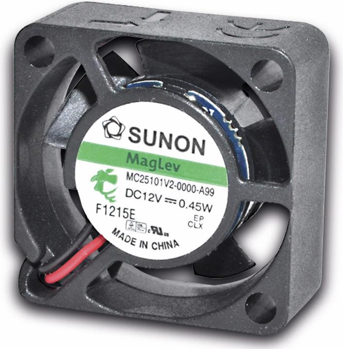 Actual product image Sunon Axial fan MF25100V21000UA99, 25x25x10 mm, 5 V-