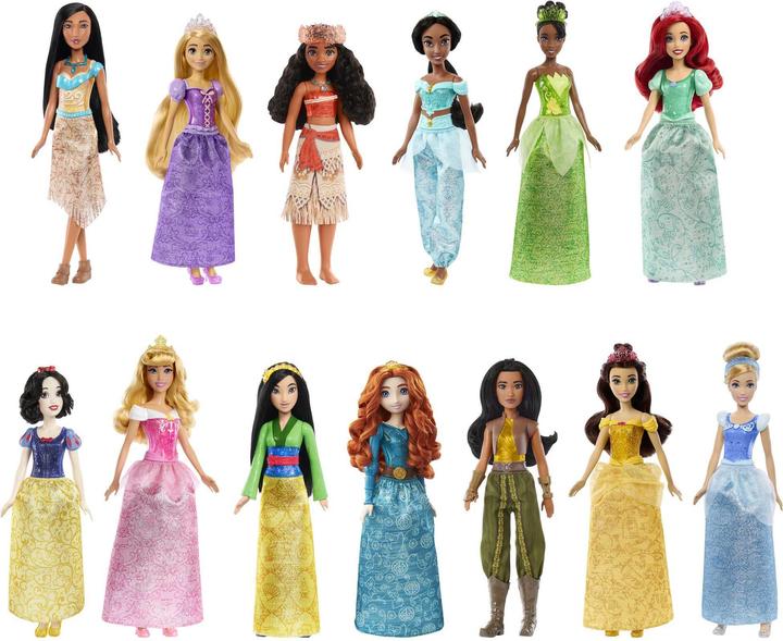 Image du produit Mattel Assortiment de poupées de mode Disney Princesse