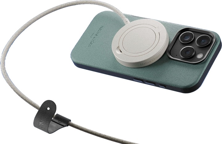 Actual product image Native Union Snapstand Qi2 Wireless Charger Standstone (15 W)