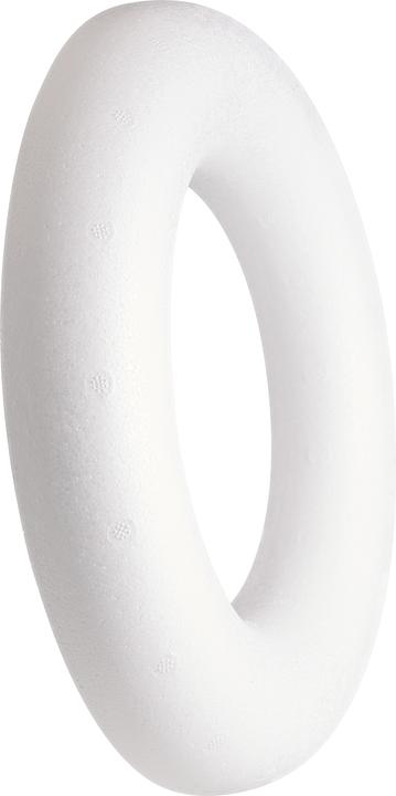 Actual product image VBS Polystyrene ring flat, white Ø approx. 25cm