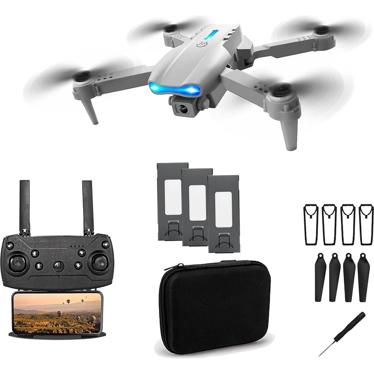 Extralink E99 Pro Drohne Drohne + 3 Batterien + Taschenset 1800mAh, Drohne