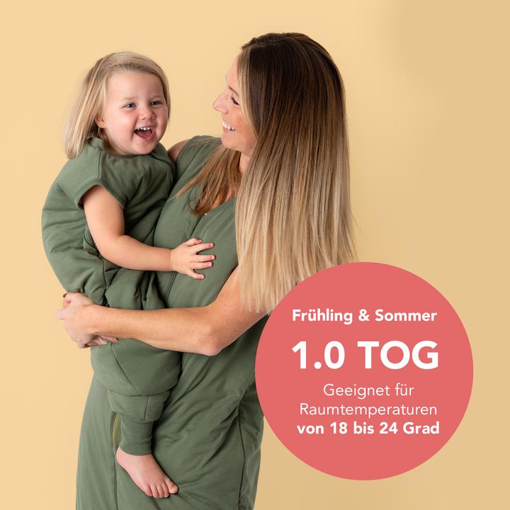 Immagine prodotto Schlummersack Sacco nanna con piedini, 1.0 TOG (1.0 TOG, Primavera)