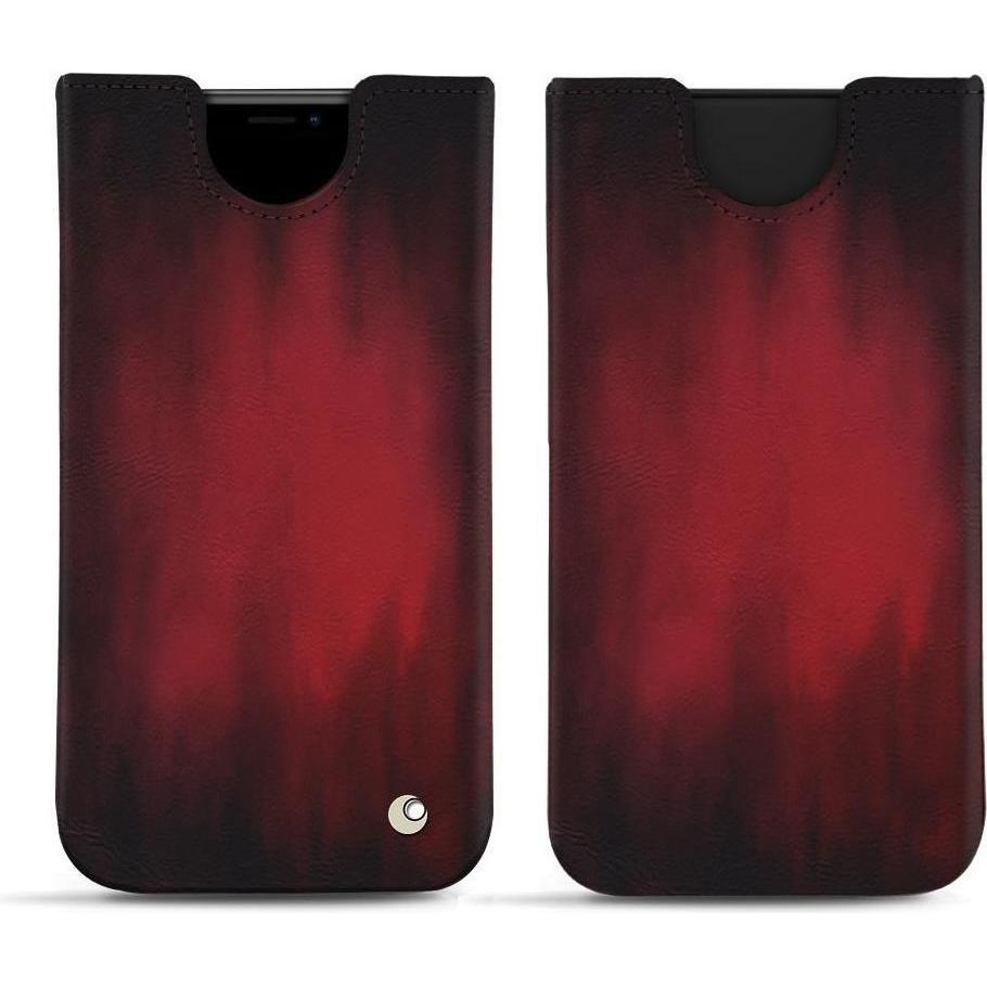 Noreve Lederschutzhülle (Apple iPhone XS Max), Smartphone Hülle, Rot
