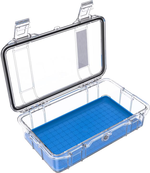 Produktbild Peli MicroCase M60, transparent mit blauer Auskleidung NF (Fotokoffer)