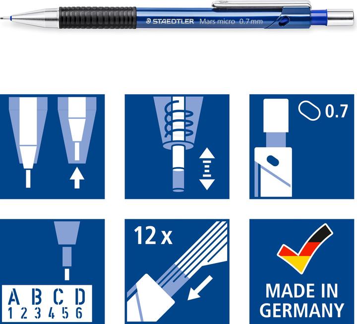 Actual product image Staedtler Mechanical pencil Mars micro 775 (0.70 mm, B, 1x)