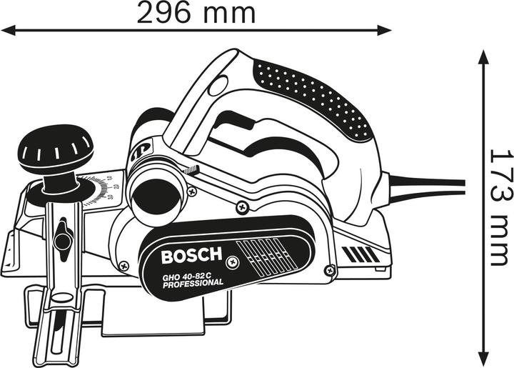 Image du produit Bosch Professional Rabot à main GHO 40-82 C