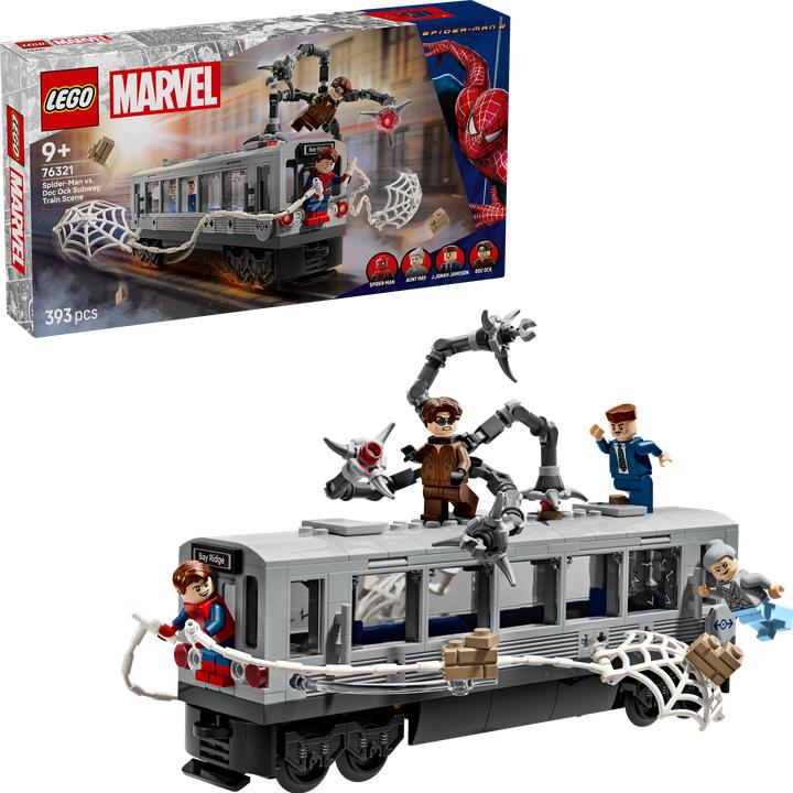 Image du produit LEGO Spider-Man vs. Doc Ock: Showdown in der U-Bahn (76321)